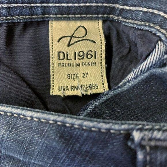 DL1961 Grace Blue 4 Way Stretch Hi Rise Jeans - Picture 11 of 11